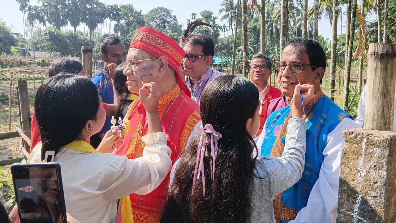 ঝিনাইগাতীতে তিন দিনব্যাপী ওয়ানগালা উৎসব শুরু