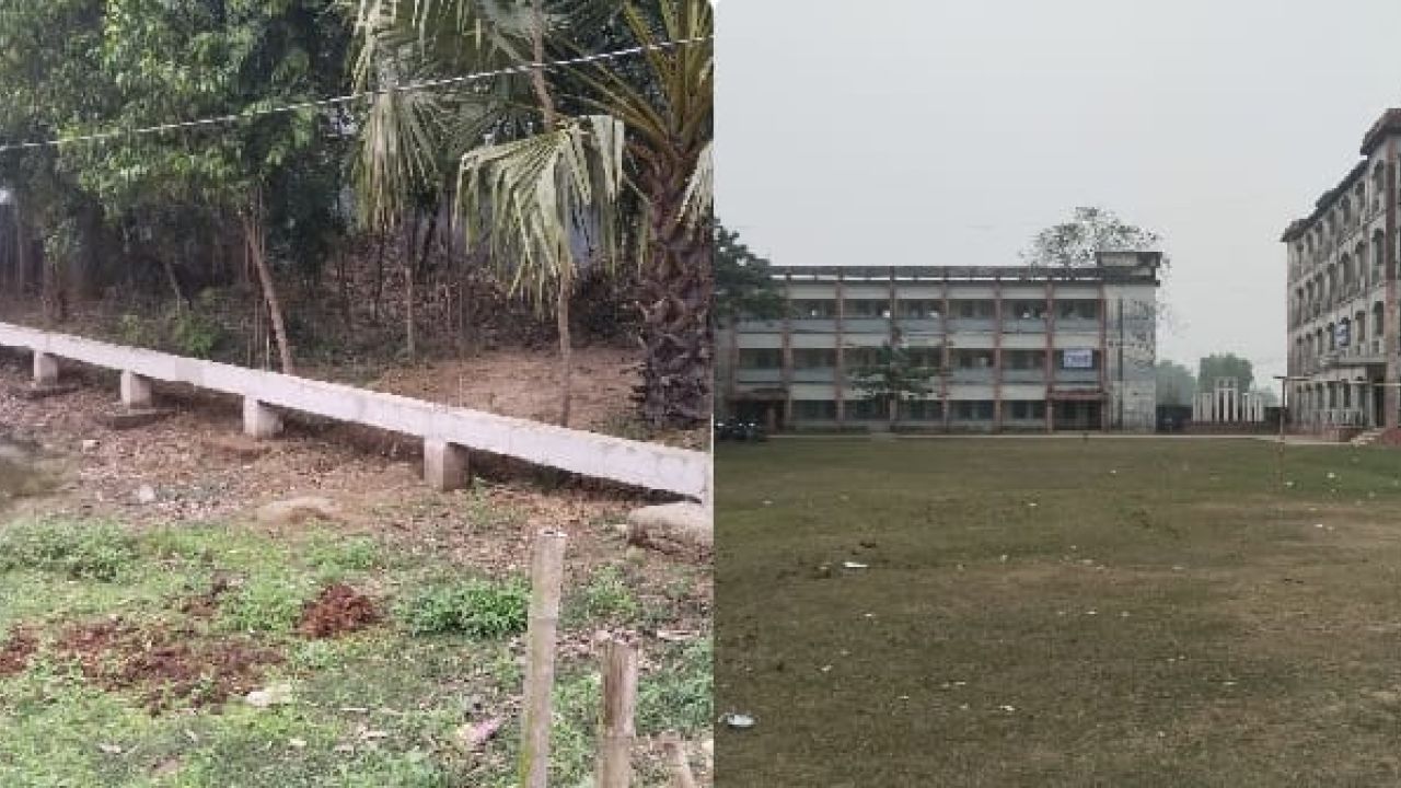 ঝিনাইগাতীতে কলেজ বাউন্ডারি নির্মাণকে কেন্দ্র করে উত্তেজনা,থানায় সাধারণ ডায়েরি