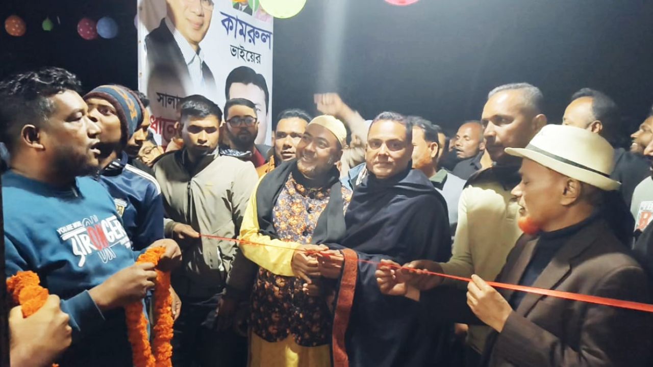 শ্রীপুর ইউনিয়ন ৯নং ওয়ার্ড বিএনপির নির্বাচনী অফিস কার্যালয় শুভ উদ্বোধন 