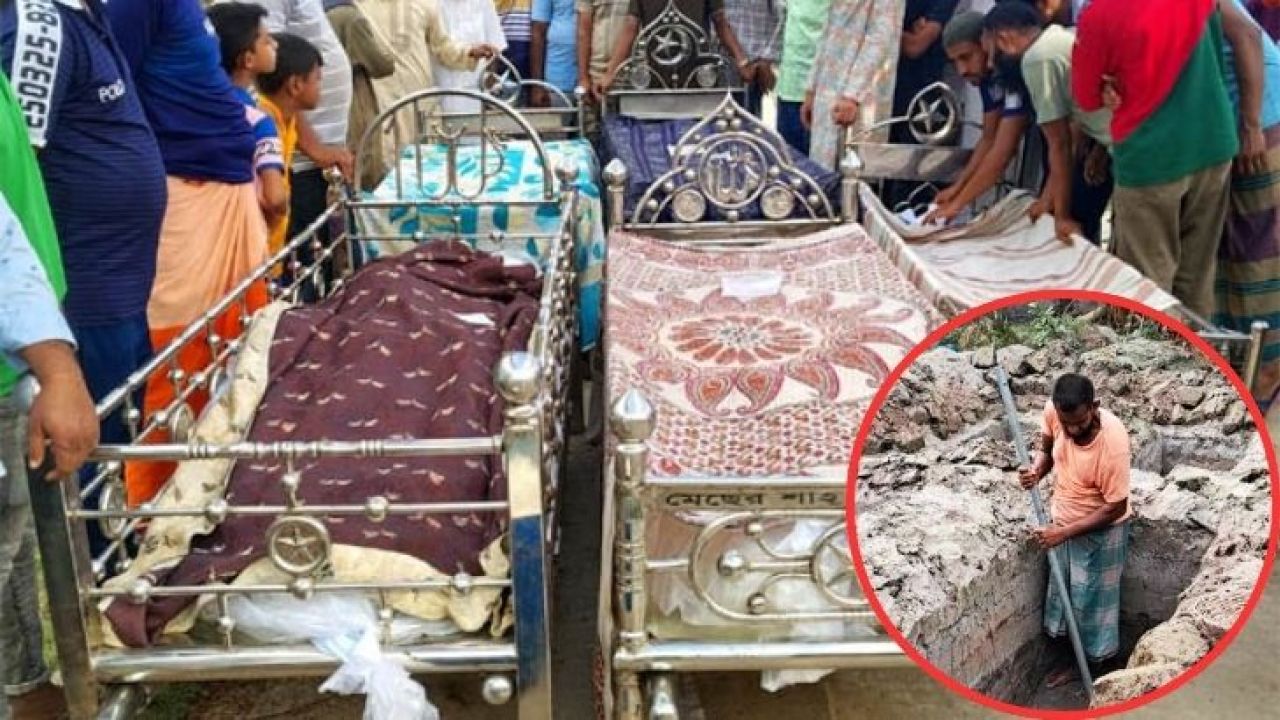 রামপাল ট্র্যাজেডি: মোংলায় পাশাপাশি ৯ কবর, শোকে স্তব্ধ এলাকাবাসী