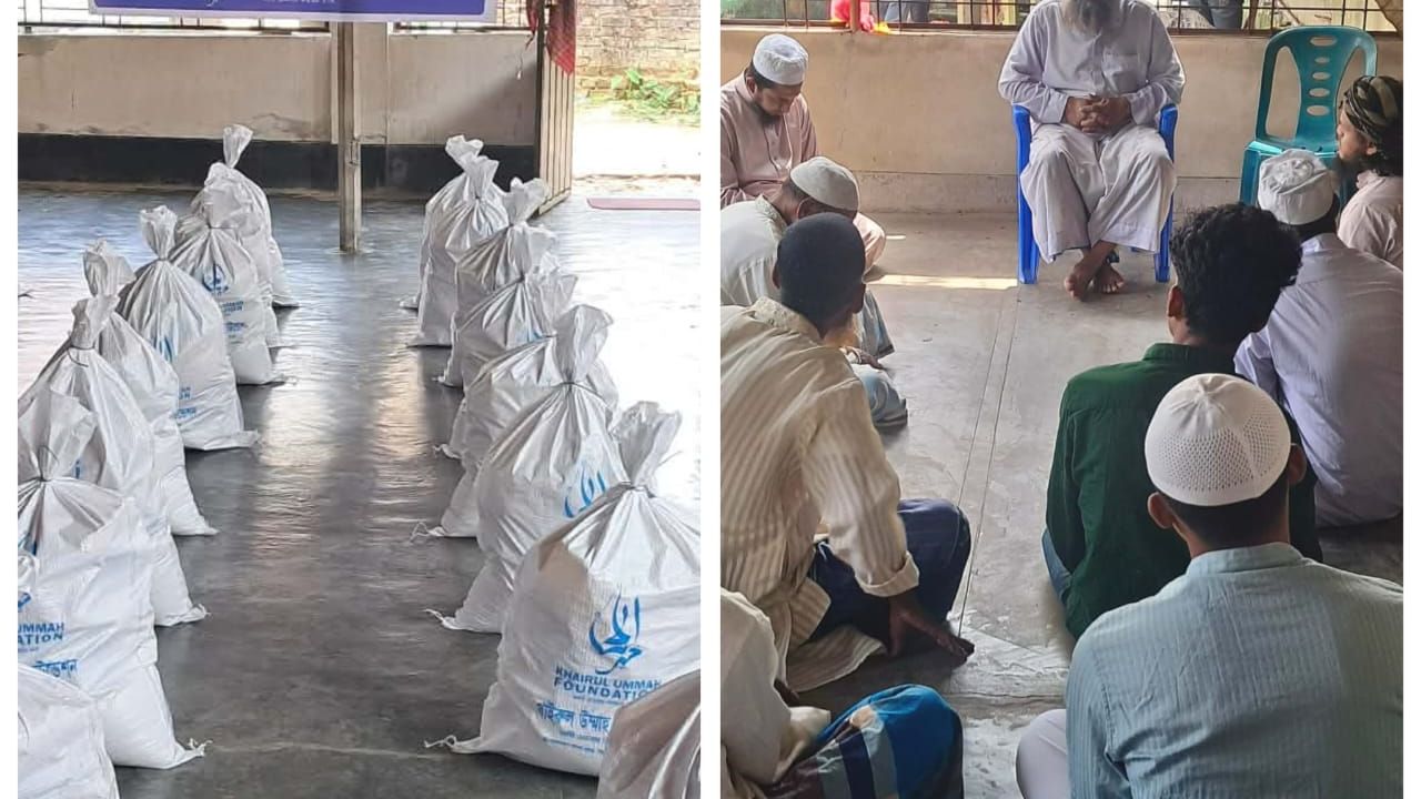 ঝিনাইগাতীতে ৪০ নওমুসলিম পরিবারে ঈদ উপহার ও তারবিয়াতি মজলিশ