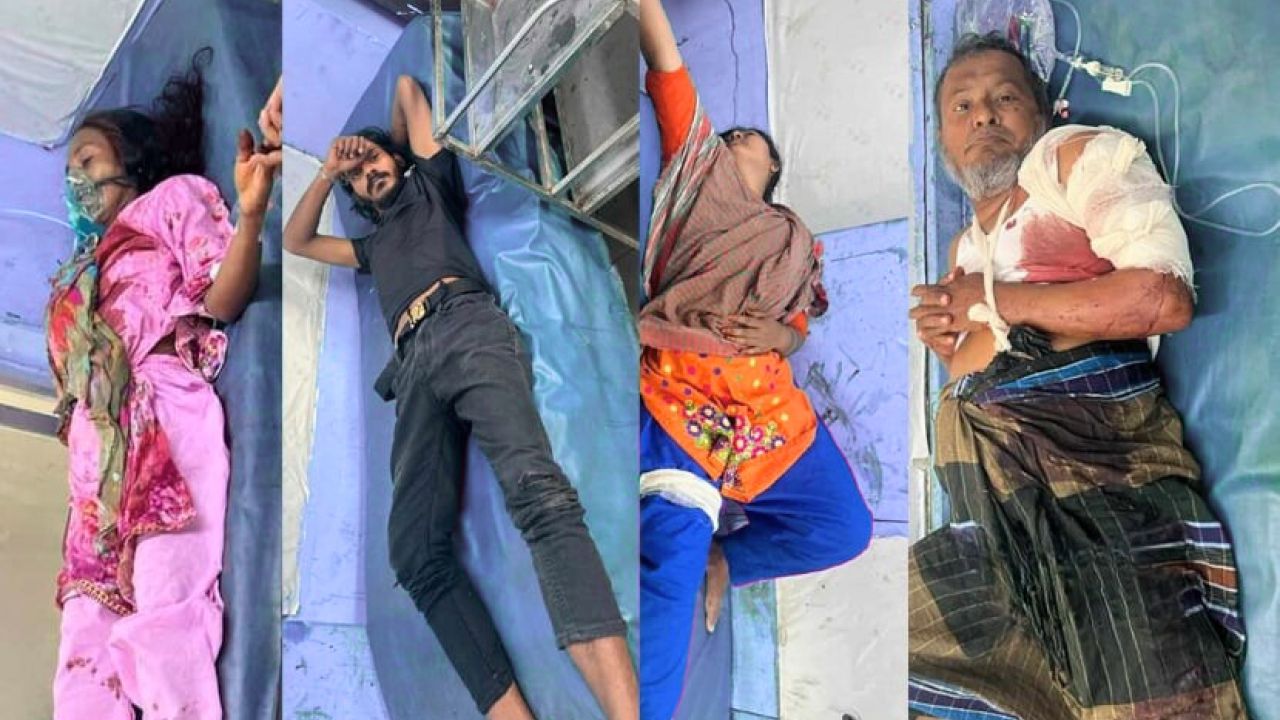 লবনচরায় বাসায় ঢুকে এলোপাতাড়ি গুলি, একই পরিবারের ৪ জন আহত