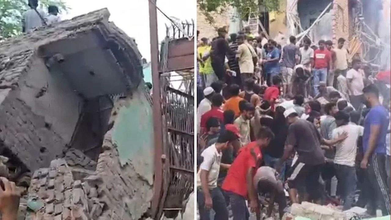  ধসে পড়ল ৫ তলা ভবন, বহু হতাহতের শঙ্কা